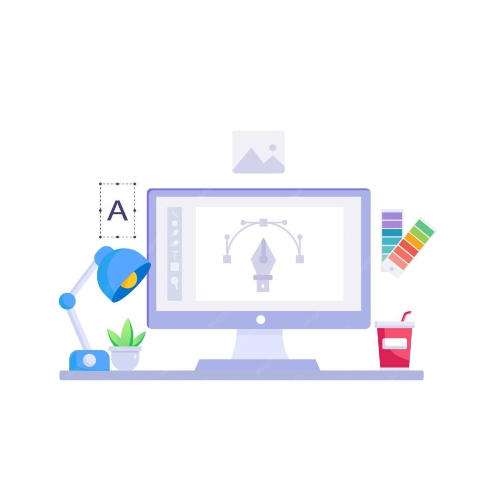 Graphic design services illustration